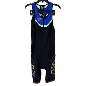 Speedo Triathlon Ironman Suit Lot of 2 Medium Black Blue Sleeveless Photon NWOT